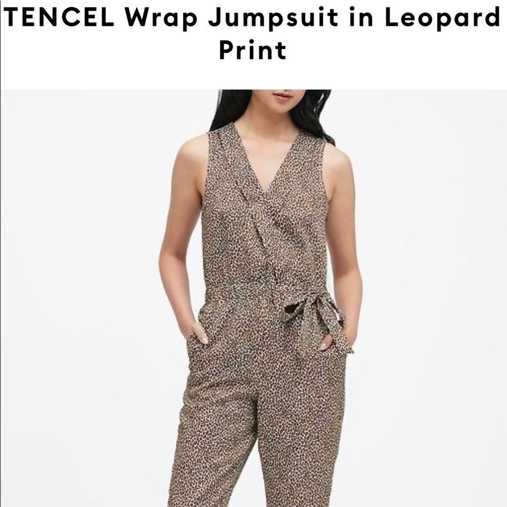 Banana Republic Tencel Wrap Jumpsuit